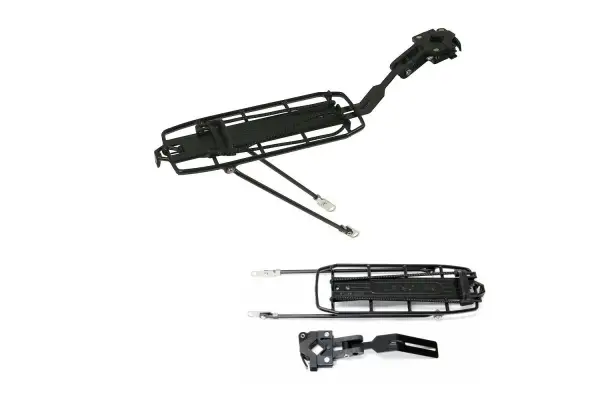 Багажник XLC Pletscher Quick-Rack Suspension, 26-28для двухподвеса, черный - Магазин ВелоБуча