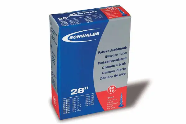 Камера Schwalbe SV 15 Standart 28 (18/28-622/630) SV 60мм - Schwalbe - Магазин ВелоБуча Камера Schwalbe SV 15 Standart 28 (18/28-622/630) SV 60мм - Магазин ВелоБуча