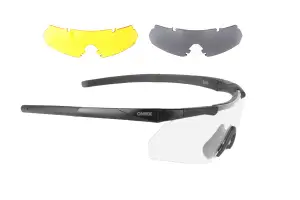 Очки ONRIDE CL Mili ANSI Z87.1, MIL-PRF-31013 с линзой дымчатый кат 3 (17%), сменные линзы - Магазин ВелоБуча