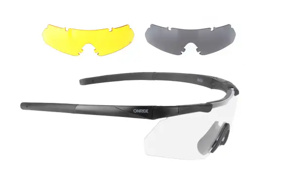 Очки ONRIDE CL Mili ANSI Z87.1, MIL-PRF-31013 с линзой дымчатый кат 3 (17%), сменные линзы - ONRIDE - Магазин ВелоБуча Очки ONRIDE CL Mili ANSI Z87.1, MIL-PRF-31013 с линзой дымчатый кат 3 (17%), сменные линзы - Магазин ВелоБуча