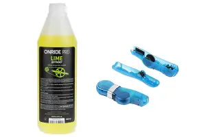 Комплект дегрізер ONRIDE PRO Lime 1000 мл + Миття ланцюга - Магазин ВелоБуча