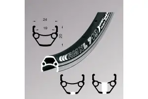 Обед Remerx DRAGON LINE RX 719, 27,5, 584x19, 32 отв., AV, черный анодированный, V-Br, CNC - Магазин ВелоБуча