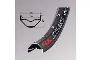 Обед Remerx ENDURO PLUS RX 2030, 29, 622x30, 28 отв, FV, пистонированный, черный анод., E-Bike, бескам. - Магазин ВелоБуча