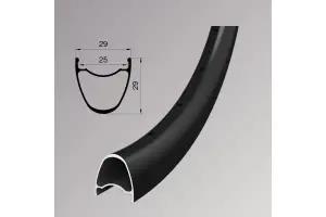 Обід Remerx S-DISC RX 5025, 28, 622x25, 32 відп., FV, чорний анодований, E-Bike, безкамерний - Магазин ВелоБуча
