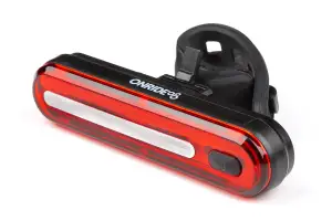 Заднє світло ONRIDE Inferno 20 чорне (100 lm, 700 mAh, Type-C), пластикове - Магазин ВелоБуча