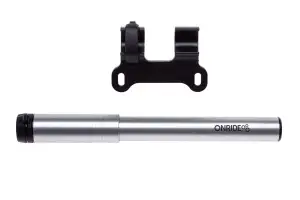 Насос компактний ONRIDE Slate 20 алюміній з манометром та шлангом, макс. тиск 120PSI головка FV/AV - Магазин ВелоБуча