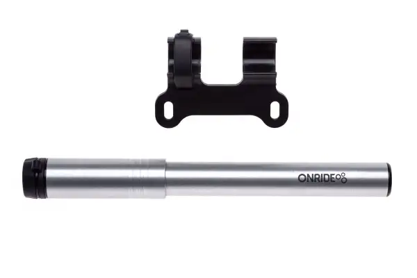 Насос компактный ONRIDE Slate 20 алюминий с манометром и шлангом, макс. давление 120PSI головка FV/AV - Магазин ВелоБуча