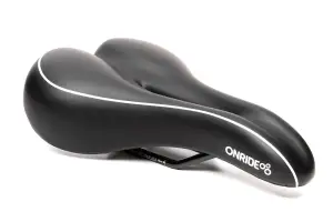 Сідло ONRIDE Seat, Double Density, сталеві рамки, 274x178 мм, чорний - Магазин ВелоБуча