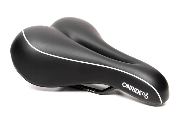 Седло ONRIDE Relax, Double Density Base, стальные рамки, 275x170 мм, черный - Магазин ВелоБуча