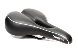 Сідло ONRIDE Divan, Double Density, сталеві рамки, 282x188 мм, чорний - Магазин ВелоБуча