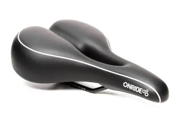 Сідло ONRIDE Divan, Double Density, сталеві рамки, 282x188 мм, чорний - Магазин ВелоБуча