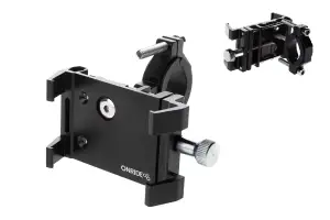 Тримач гаджета ONRIDE Holder 50, алю., ширина 65 - 95 мм, обертання на 360 °, Ø 20 - 36 мм - Магазин ВелоБуча
