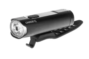 Велосипедная фара ONRIDE Rouse 20 (500 lm, 2400 mAh, Type-C), Power Bank, диспл. инд. заряда, алюм. - Магазин ВелоБуча