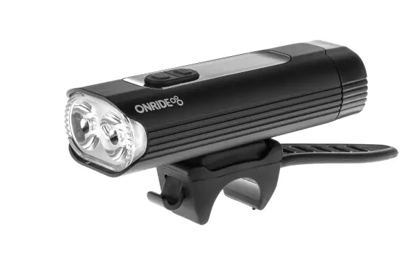 Велосипедна фара ONRIDE Rouse 30 (1000 lm, 4800 mAh, Type-C), Power Bank, інд. заряду, алюмінієва - Магазин ВелоБуча