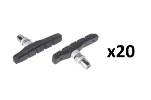 Гальмівні колодки ONRIDE Vice, V-brake 72 мм, чорні (полібіг), 20 пар, ОЕМ - Магазин ВелоБуча