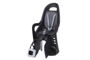 Детское кресло заднее POLISPORT Groovy Maxi FF на подседельную трубу, 26"-28", 9-22 кг, черное