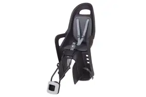 Детское кресло заднее POLISPORT Groovy Maxi FF 29" на подседельную трубу, 26"-29", 9-22 кг, черное