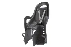 Детское кресло заднее POLISPORT Groovy Maxi CFS на багажник, 9-22 кг, черное
