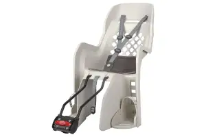 Детское кресло заднее POLISPORT Joy FF 29" на подседельную трубу, 26"-29", 9-22 кг, кремовое