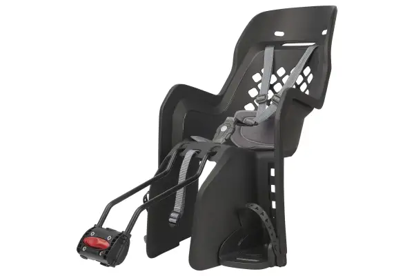 Детское кресло заднее POLISPORT Joy FF 29 на подседельную трубу, 26-29, 9-22 кг, серое - Магазин ВелоБуча