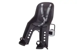 Детское кресло переднее POLISPORT Bubbly Mini Plus FF на подседельную трубу, 26"-28", 9-15 кг, черное