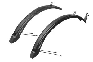 Комплект крыльев POLISPORT Expander Cross 26"/29" (размер: переднее: 585-700х65; заднее: 790-905х65 мм)
