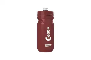 Фляга POLISPORT C600 600мл Clip-On бордовый/белый