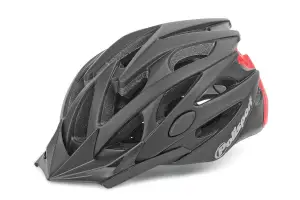 Шлем POLISPORT Twig L (58-61 см) черный/красный In-Mold