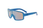Детские очки R2 INVADER blue (TPEE), линза brown, покрытие blue/white fake revo, кат. 2 - Магазин ВелоБуча