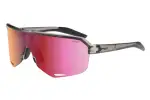 Окуляри R2 FLUKE dark/grey (PC), лінза pink (HD), покриття black/red full revo, кат. 3 - Магазин ВелоБуча