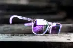 Детские очки Relax Siri фиолетовые кристаллические, линза smoke (PC), purple revo, кат. 3 - Магазин ВелоБуча
