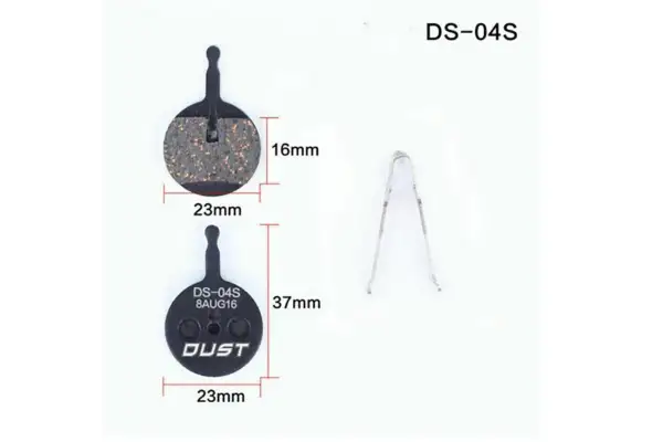 Колодки тормозные disc Полуметалл DUST DS-04S AVID BB5 AM (брендированная упаковка) - - Магазин ВелоБуча Колодки тормозные disc Полуметалл DUST DS-04S AVID BB5 AM (брендированная упаковка) - Магазин ВелоБуча