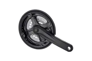 Шатун Алюминий L170мм 24-34-42Т под квадрат PROWHEEL TA-CM68 черный с Pl защитой - Магазин ВелоБуча