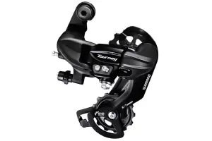 Переключатель задн. 7 индекс max-34T под болт SHIMANO TY-300 черный средняя кавычка - Магазин ВелоБуча