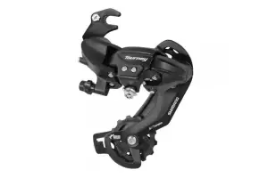 Переключатель задн. 7 индекс max-34T под крюк SHIMANO TY-300B черный средняя лапка - Магазин ВелоБуча