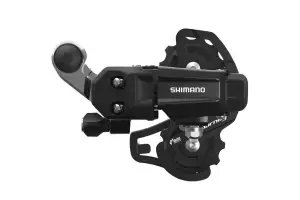 Переключатель задн. 7 индекс max-28T под болт SHIMANO RD-TY200 черный короткая кавычка - Магазин ВелоБуча