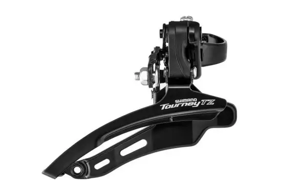 Перемикач перед. в/тяга  верхн. хомут 3 індекс max-42T 31.8мм SHIMANO FD-TZ500 чорний - Магазин ВелоБуча