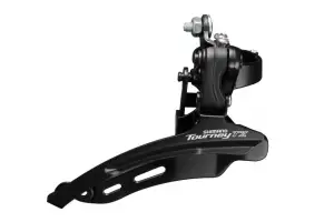 Перемикач перед. н/тяга  верхн. хомут 3 індекс max-42T 28.6мм SHIMANO FD-TZ500 чорний - Магазин ВелоБуча