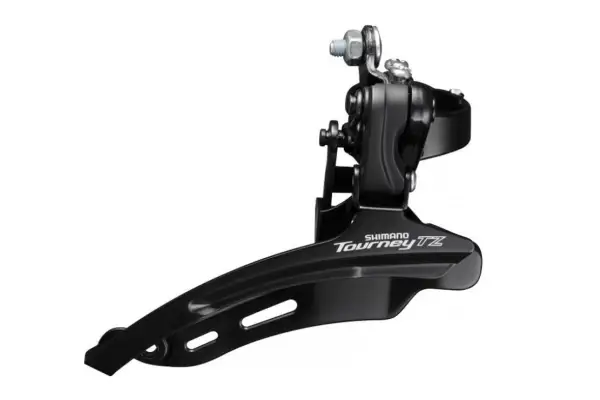 Перемикач перед. н/тяга  верхн. хомут 3 індекс max-42T 28.6мм SHIMANO FD-TZ500 чорний - Магазин ВелоБуча