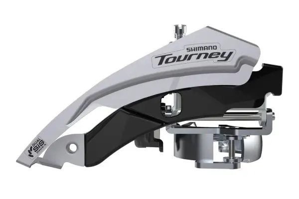 Переключатель перед. универсал. тяга 3 max-42T 34.9мм (адаптер 31.8мм)мм SHIMANO FD-TY600-L6 серебристый с черным - Магазин ВелоБуча