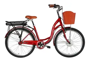 Велосипед с электроприводом 26" ST Dorozhnik eAQUAMARINE BH рама-17" 36 B 13 А*ч 500 Вт бордовый YS 2476 (с пластиковой корзиной) 2026 Велосипед с электроприводом 26" ST Dorozhnik eAQUAMARINE BH рама-17" 36 B 13 А*ч 500 Вт бордовый YS 2476 (с пластиковой корзиной) 2026