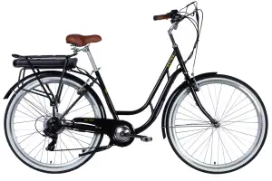 Велосипед с электроприводом 28" ST Dorozhnik eRETRO Vbr FR рама-19" 36B 13А*ч 500Вт черный 2026