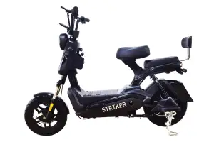 Електроскутер SPACE STRIKER 14 60B 800Вт 20А*г барабан/барабан свинцево-кислотний чорний 2026 - Магазин ВелоБуча