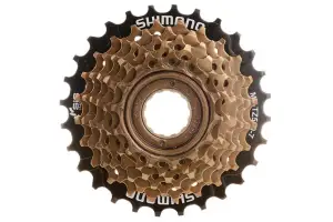 Тріскачка 7 14-28Т Сталь SHIMANO TZ-500 коричневий - Магазин ВелоБуча