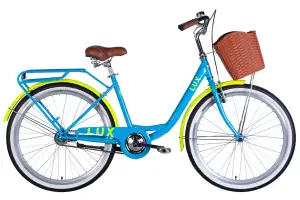 Велосипед ST 26" Dorozhnik LUX Velosteel рама-17" голубой 2025
