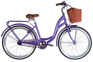 Велосипед ST 26" Dorozhnik AQUAMARINE PH рама-17" фиолетовый 2025