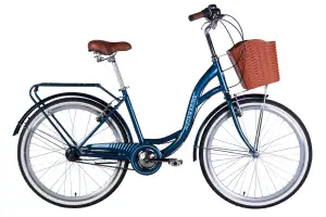 Велосипед ST 26" Dorozhnik AQUAMARINE PH рама-17" темно-синий 2025