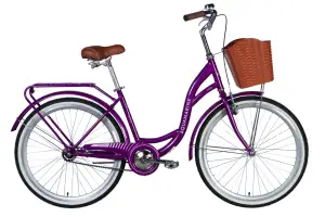 Велосипед ST 26" Dorozhnik AQUAMARINE BH рама-17" сиреневый 2025