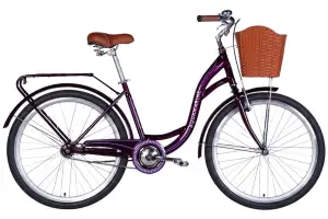 Велосипед ST 26" Dorozhnik AQUAMARINE BH рама-17" темно-фиолетовый 2026