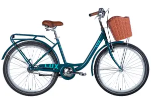Велосипед ST 26" Dorozhnik LUX Velosteel рама-17" изумрудный (матовый) 2026